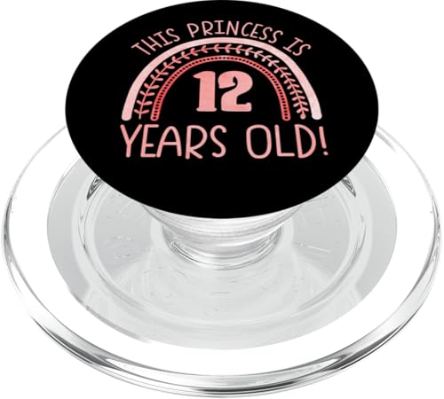Diese Prinzessin ist 12 Jahre alt! 12. Geburtstag PopSockets PopGrip für MagSafe von Rainbow Birthday Designs for Girls