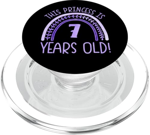 Diese Prinzessin ist 7 Jahre alt! 7. Geburtstag PopSockets PopGrip für MagSafe Diese Prinzessin ist 7 Jahre alt! 7. Geburtstag PopSockets PopGrip für MagSafe von Rainbow Birthday Designs for Girls