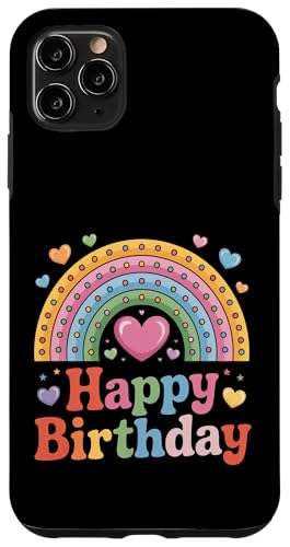 Happy Birthday für Frauen, Teenager, Mädchen, Kinder, Regenbogen Hülle für iPhone 11 Pro Max Happy Birthday für Frauen, Teenager, Mädchen, Kinder, Regenbogen Hülle für iPhone 11 Pro Max von Rainbow Birthday