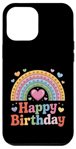Happy Birthday für Frauen, Teenager, Mädchen, Kinder, Regenbogen Hülle für iPhone 12 Pro Max Happy Birthday für Frauen, Teenager, Mädchen, Kinder, Regenbogen Hülle für iPhone 12 Pro Max von Rainbow Birthday