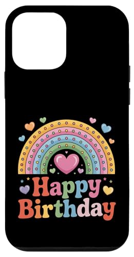 Happy Birthday für Frauen, Teenager, Mädchen, Kinder, Regenbogen Hülle für iPhone 12 mini Happy Birthday für Frauen, Teenager, Mädchen, Kinder, Regenbogen Hülle für iPhone 12 mini von Rainbow Birthday
