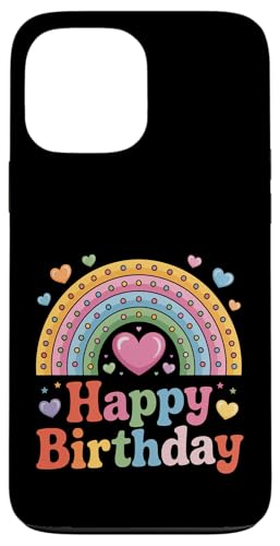 Happy Birthday für Frauen, Teenager, Mädchen, Kinder, Regenbogen Hülle für iPhone 13 Pro Max Happy Birthday für Frauen, Teenager, Mädchen, Kinder, Regenbogen Hülle für iPhone 13 Pro Max von Rainbow Birthday