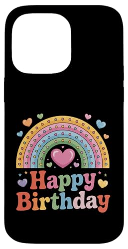 Happy Birthday für Frauen, Teenager, Mädchen, Kinder, Regenbogen Hülle für iPhone 14 Pro Max Happy Birthday für Frauen, Teenager, Mädchen, Kinder, Regenbogen Hülle für iPhone 14 Pro Max von Rainbow Birthday