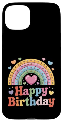 Happy Birthday für Frauen, Teenager, Mädchen, Kinder, Regenbogen Hülle für iPhone 15 Plus Happy Birthday für Frauen, Teenager, Mädchen, Kinder, Regenbogen Hülle für iPhone 15 Plus von Rainbow Birthday