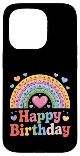 Happy Birthday für Frauen, Teenager, Mädchen, Kinder, Regenbogen Hülle für iPhone 15 Pro Happy Birthday für Frauen, Teenager, Mädchen, Kinder, Regenbogen Hülle für iPhone 15 Pro von Rainbow Birthday