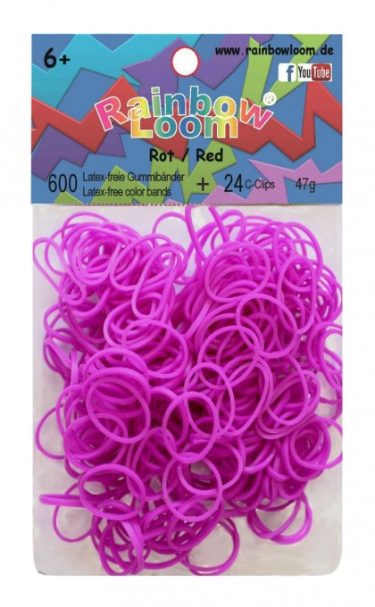 Rainbow Loom - 300 Bänder Neon Lila (15 ct.) von Rainbow Loom