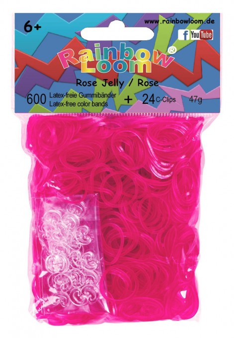 Rainbow Loom - 600 Bänder Jelly Rose (12 ct.) von Rainbow Loom