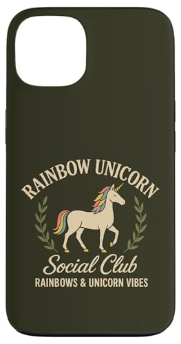 Rainbow Unicorn Social Club Hülle für iPhone 13 von Rainbow Unicorn Social Club
