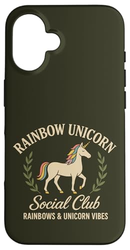 Rainbow Unicorn Social Club Hülle für iPhone 16 Rainbow Unicorn Social Club Hülle für iPhone 16 von Rainbow Unicorn Social Club