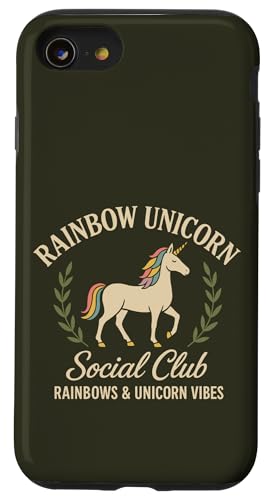 Rainbow Unicorn Social Club Hülle für iPhone SE (2020) / 7 / 8 von Rainbow Unicorn Social Club