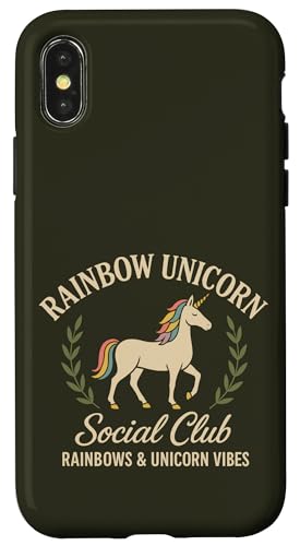 Rainbow Unicorn Social Club Hülle für iPhone X/XS Rainbow Unicorn Social Club Hülle für iPhone X/XS von Rainbow Unicorn Social Club