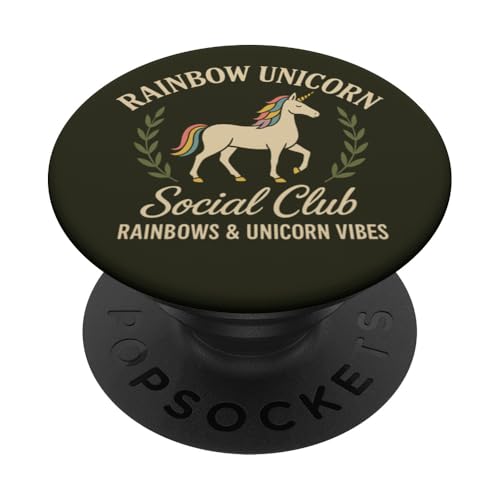 Rainbow Unicorn Social Club PopSockets Klebender PopGrip Rainbow Unicorn Social Club PopSockets Klebender PopGrip von Rainbow Unicorn Social Club