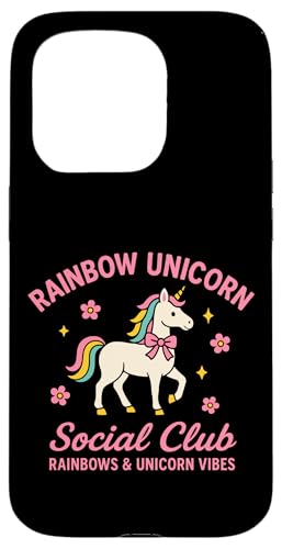 Rainbow Unicorn Vibes Social Club Hülle für iPhone 15 Pro Rainbow Unicorn Vibes Social Club Hülle für iPhone 15 Pro von Rainbow Unicorn Social Club