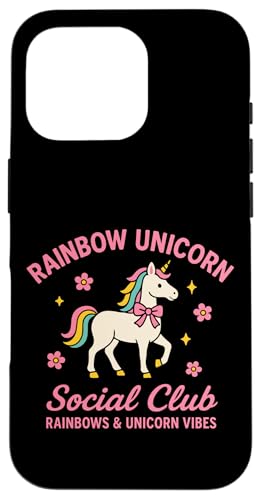 Rainbow Unicorn Vibes Social Club Hülle für iPhone 16 Pro Rainbow Unicorn Vibes Social Club Hülle für iPhone 16 Pro von Rainbow Unicorn Social Club
