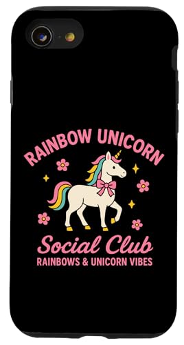 Rainbow Unicorn Vibes Social Club Hülle für iPhone SE (2020) / 7 / 8 von Rainbow Unicorn Social Club