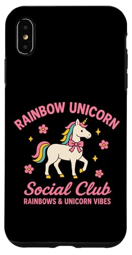 Rainbow Unicorn Vibes Social Club Hülle für iPhone XS Max von Rainbow Unicorn Social Club