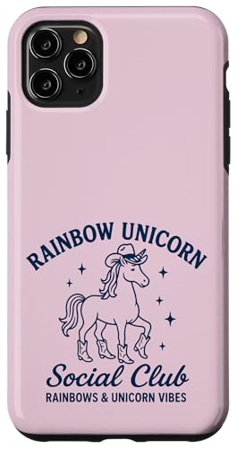 Western Rainbow Cowgirl Einhorn Social Club Hülle für iPhone 11 Pro Max Western Rainbow Cowgirl Einhorn Social Club Hülle für iPhone 11 Pro Max von Rainbow Unicorn Social Club