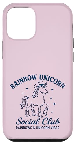 Western Rainbow Cowgirl Einhorn Social Club Hülle für iPhone 12/12 Pro Western Rainbow Cowgirl Einhorn Social Club Hülle für iPhone 12/12 Pro von Rainbow Unicorn Social Club