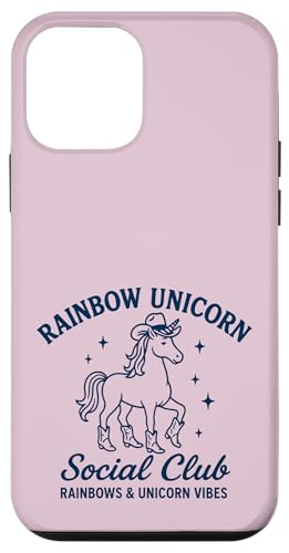 Western Rainbow Cowgirl Einhorn Social Club Hülle für iPhone 12 mini Western Rainbow Cowgirl Einhorn Social Club Hülle für iPhone 12 mini von Rainbow Unicorn Social Club