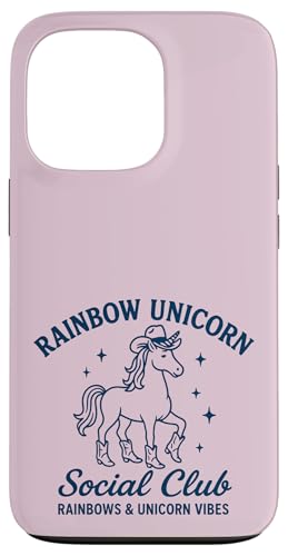 Western Rainbow Cowgirl Einhorn Social Club Hülle für iPhone 13 Pro Western Rainbow Cowgirl Einhorn Social Club Hülle für iPhone 13 Pro von Rainbow Unicorn Social Club