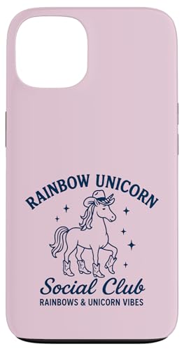 Western Rainbow Cowgirl Einhorn Social Club Hülle für iPhone 13 Western Rainbow Cowgirl Einhorn Social Club Hülle für iPhone 13 von Rainbow Unicorn Social Club