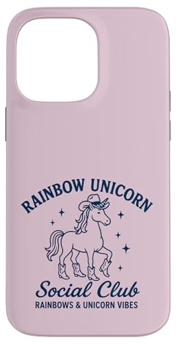Western Rainbow Cowgirl Einhorn Social Club Hülle für iPhone 14 Pro Max Western Rainbow Cowgirl Einhorn Social Club Hülle für iPhone 14 Pro Max von Rainbow Unicorn Social Club
