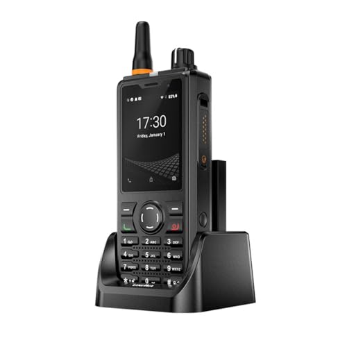 POC Zello Walkie Talkie, F41 4G Mobiltelefon MT6739 Quad Core 1GB+8GB IP54 Wasserdicht Robustes Smartphone PPT NFC SOS GPS Kamera Dual SIM 4600mAh Android 8.1 (F41+Ladestation) von Rainbuvvy