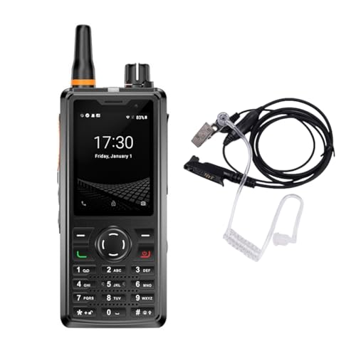 POC Zello Walkie Talkie, F41 4G Mobiltelefon MT6739 Quad Core 1GB+8GB IP54 Wasserdicht Robustes Smartphone PPT NFC SOS GPS Kamera Dual SIM 4600mAh Android 8.1 (F41+Ohrhörer) von Rainbuvvy