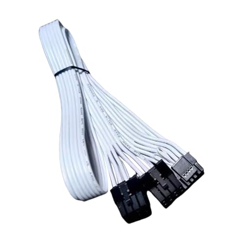 Rairu 16AWG Double 8Pin Bis 16Pin 12VHPWR Flat Design PCIe 5.0 Kabel Für Einfache Kabelmanagement Und Verbesserte Kühlungseffizienz Rairu 16AWG Double 8Pin Bis 16Pin 12VHPWR Flat Design PCIe 5.0 Kabel Für Einfache Kabelmanagement Und Verbesserte Kühlungseffizienz von Rairu