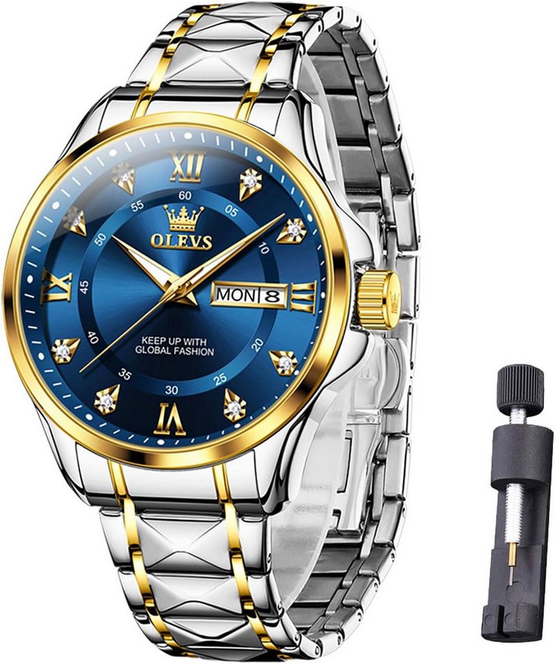 Raitown Präzise Armbanduhr mit japanischem Uhrwerk-mit kratzfestem Mineralglas Watch, Wasserdichte Armbanduhr für Männer Alltag Raitown Präzise Armbanduhr mit japanischem Uhrwerk-mit kratzfestem Mineralglas Watch, Wasserdichte Armbanduhr für Männer Alltag von Raitown