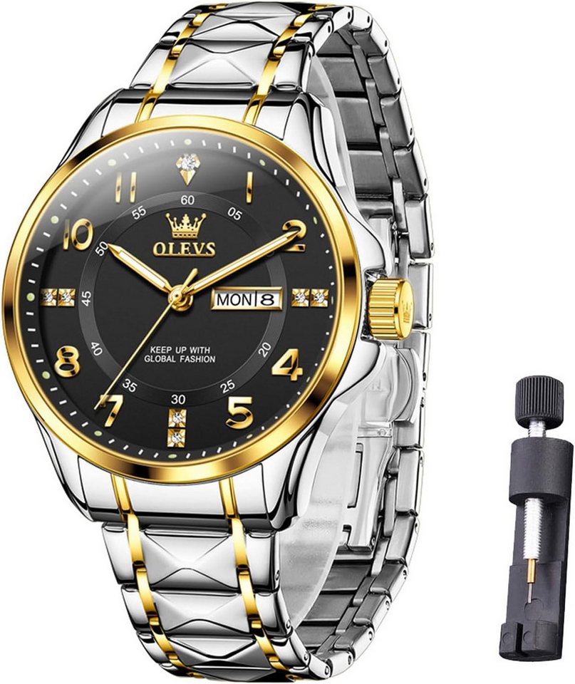 Raitown Präzise Armbanduhr mit japanischem Uhrwerk-mit kratzfestem Mineralglas Watch, Wasserdichte Armbanduhr für Männer Alltag Raitown Präzise Armbanduhr mit japanischem Uhrwerk-mit kratzfestem Mineralglas Watch, Wasserdichte Armbanduhr für Männer Alltag von Raitown