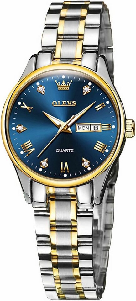 Raitown Präzises Quarzwerk Japan importiertes und genaue Zeitmessung sorgt Watch, Robustes Design Kratzfeste Mineralglas das langlebige Edelstahlarmband von Raitown