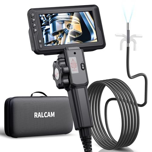 Endoskopkamera mit Licht Endoscope Camera Android - Endoskop 8,5mm Inspektionskamera 4,5" HD 1080P Rohrkamera, Kameras mit 8 LED, 2M Halbstarres Kabel Kanalkamera 6000mAh Teleskopkamera Kfz Werkzeug Endoskopkamera mit Licht Endoscope Camera Android - Endoskop 8,5mm Inspektionskamera 4,5" HD 1080P Rohrkamera, Kameras mit 8 LED, 2M Halbstarres Kabel Kanalkamera 6000mAh Teleskopkamera Kfz Werkzeug von Ralcam