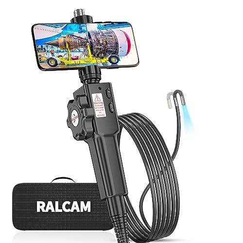Ralcam Endoskopkamera mit Licht Camera - Inspektionskamera 8.5mm HD1080P Industrial Endoscope mit 8 Adjustable LED Digitales Endoskop 2m Flexible Kabel, für Android und IOS Smartphone (2M Kabel) von Ralcam