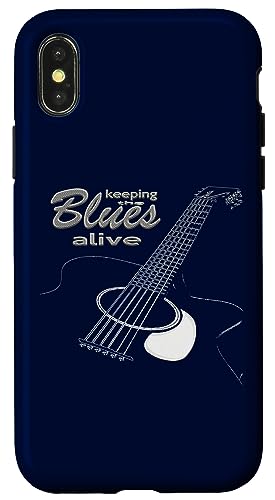 Akustikgitarre Blues Musician Hülle für iPhone X/XS Akustikgitarre Blues Musician Hülle für iPhone X/XS von Ralph Graf