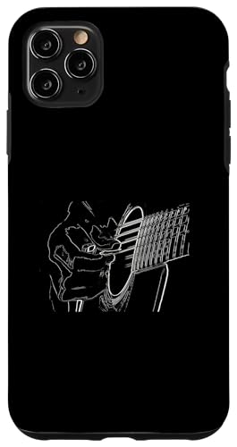 Akustikgitarre Zeichnung Musiker Hülle für iPhone 11 Pro Max Akustikgitarre Zeichnung Musiker Hülle für iPhone 11 Pro Max von Ralph Graf