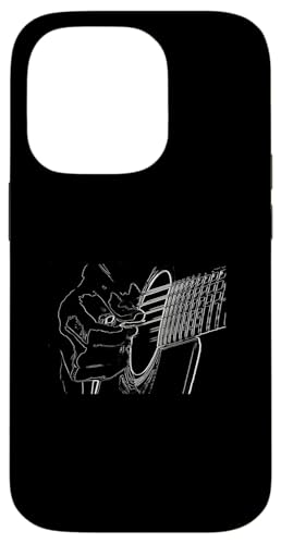 Akustikgitarre Zeichnung Musiker Hülle für iPhone 14 Pro Akustikgitarre Zeichnung Musiker Hülle für iPhone 14 Pro von Ralph Graf