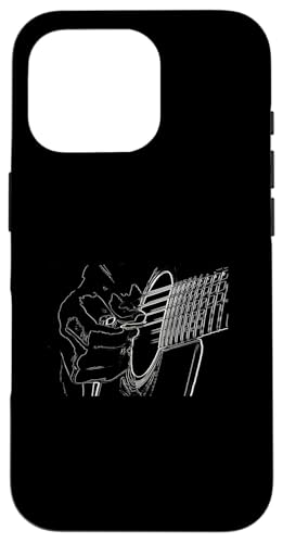 Akustikgitarre Zeichnung Musiker Hülle für iPhone 16 Pro Akustikgitarre Zeichnung Musiker Hülle für iPhone 16 Pro von Ralph Graf
