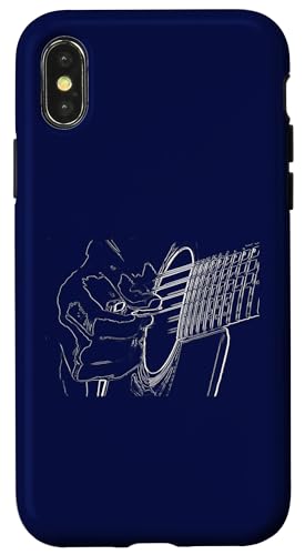 Akustische Gitarre Musiker Gitarre Spieler Hand Hülle für iPhone X/XS Akustische Gitarre Musiker Gitarre Spieler Hand Hülle für iPhone X/XS von Ralph Graf