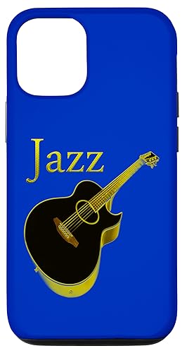 Akustischer Jazz-Gitarrenspieler Hülle für iPhone 12/12 Pro Akustischer Jazz-Gitarrenspieler Hülle für iPhone 12/12 Pro von Ralph Graf