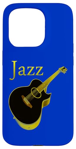 Akustischer Jazz-Gitarrenspieler Hülle für iPhone 15 Pro Akustischer Jazz-Gitarrenspieler Hülle für iPhone 15 Pro von Ralph Graf