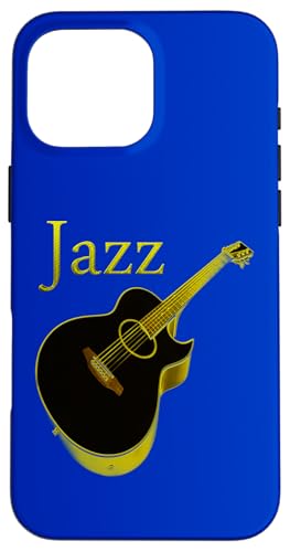Akustischer Jazz-Gitarrenspieler Hülle für iPhone 16 Pro Max Akustischer Jazz-Gitarrenspieler Hülle für iPhone 16 Pro Max von Ralph Graf