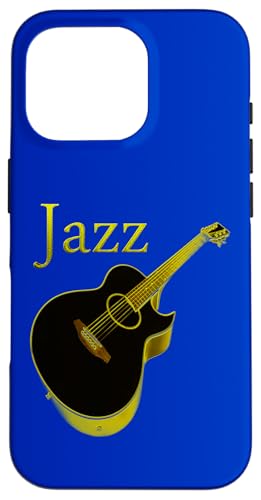 Akustischer Jazz-Gitarrenspieler Hülle für iPhone 16 Pro Akustischer Jazz-Gitarrenspieler Hülle für iPhone 16 Pro von Ralph Graf