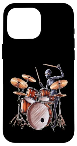 Alien-Schlagzeuger Hülle für iPhone 16 Pro Max Alien-Schlagzeuger Hülle für iPhone 16 Pro Max von Ralph Graf