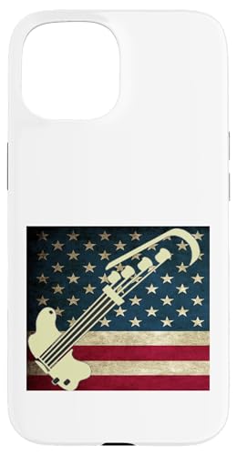 Bassgitarre US-Flagge Bassspieler Hülle für iPhone 15 Bassgitarre US-Flagge Bassspieler Hülle für iPhone 15 von Ralph Graf