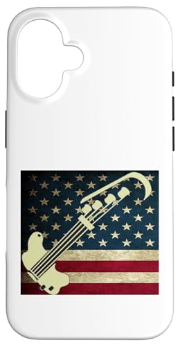 Bassgitarre US-Flagge Bassspieler Hülle für iPhone 16 Bassgitarre US-Flagge Bassspieler Hülle für iPhone 16 von Ralph Graf