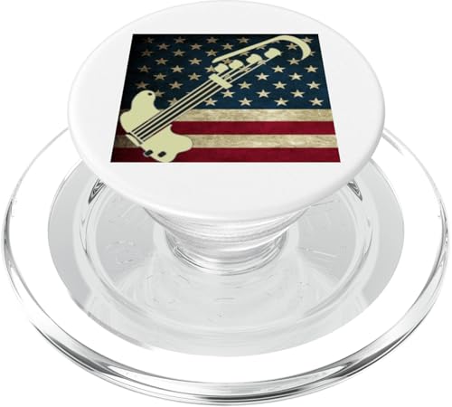 Bassgitarre US-Flagge Bassspieler PopSockets PopGrip für MagSafe Bassgitarre US-Flagge Bassspieler PopSockets PopGrip für MagSafe von Ralph Graf