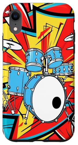 Hülle für iPhone XR Schlagzeug Comic Art Schlagzeuger Grafikdesign Hülle für iPhone XR Schlagzeug Comic Art Schlagzeuger Grafikdesign von Ralph Graf