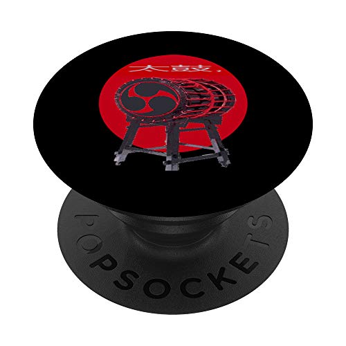 Japanische Taiko Trommel Percussion PopSockets PopGrip: Ausziehbarer Sockel und Griff für Handys/Tablets mit Tauschbarem Top Japanische Taiko Trommel Percussion PopSockets PopGrip: Ausziehbarer Sockel und Griff für Handys/Tablets mit Tauschbarem Top von Ralph Graf