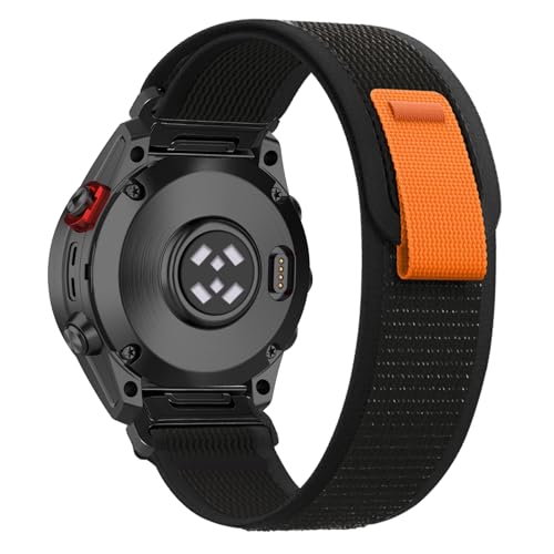 RanBluu QuickFit 22 mm Nylon Armband für Garmin Tactix 8 47mm/Descent G2/fēnix 8 47mm/fēnix E/Fenix 7, Klettverschluss Armbänder, Sport Loop Ersatzarmband für Garmin Epix 2, Schwarz RanBluu QuickFit 22 mm Nylon Armband für Garmin Tactix 8 47mm/Descent G2/fēnix 8 47mm/fēnix E/Fenix 7, Klettverschluss Armbänder, Sport Loop Ersatzarmband für Garmin Epix 2, Schwarz von RanBluu